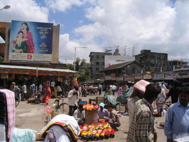 Part of a bazaar