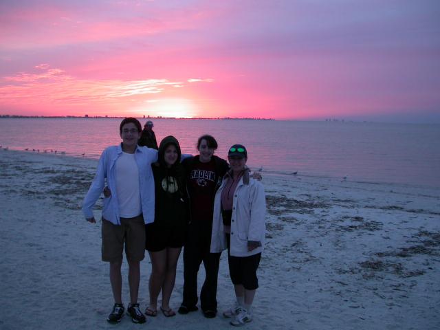 The Gallups on Sanibel Island at dawn