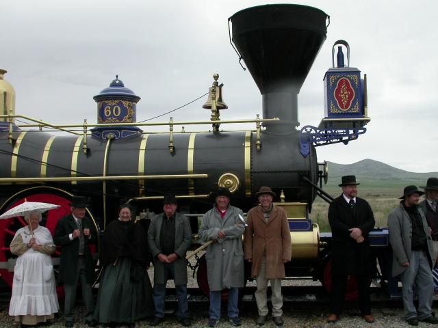 Whole Crew for the Reenactment of the Golden Spike