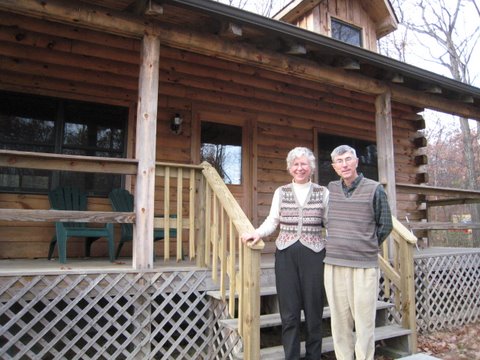 Anne & Chuck cabin 2007