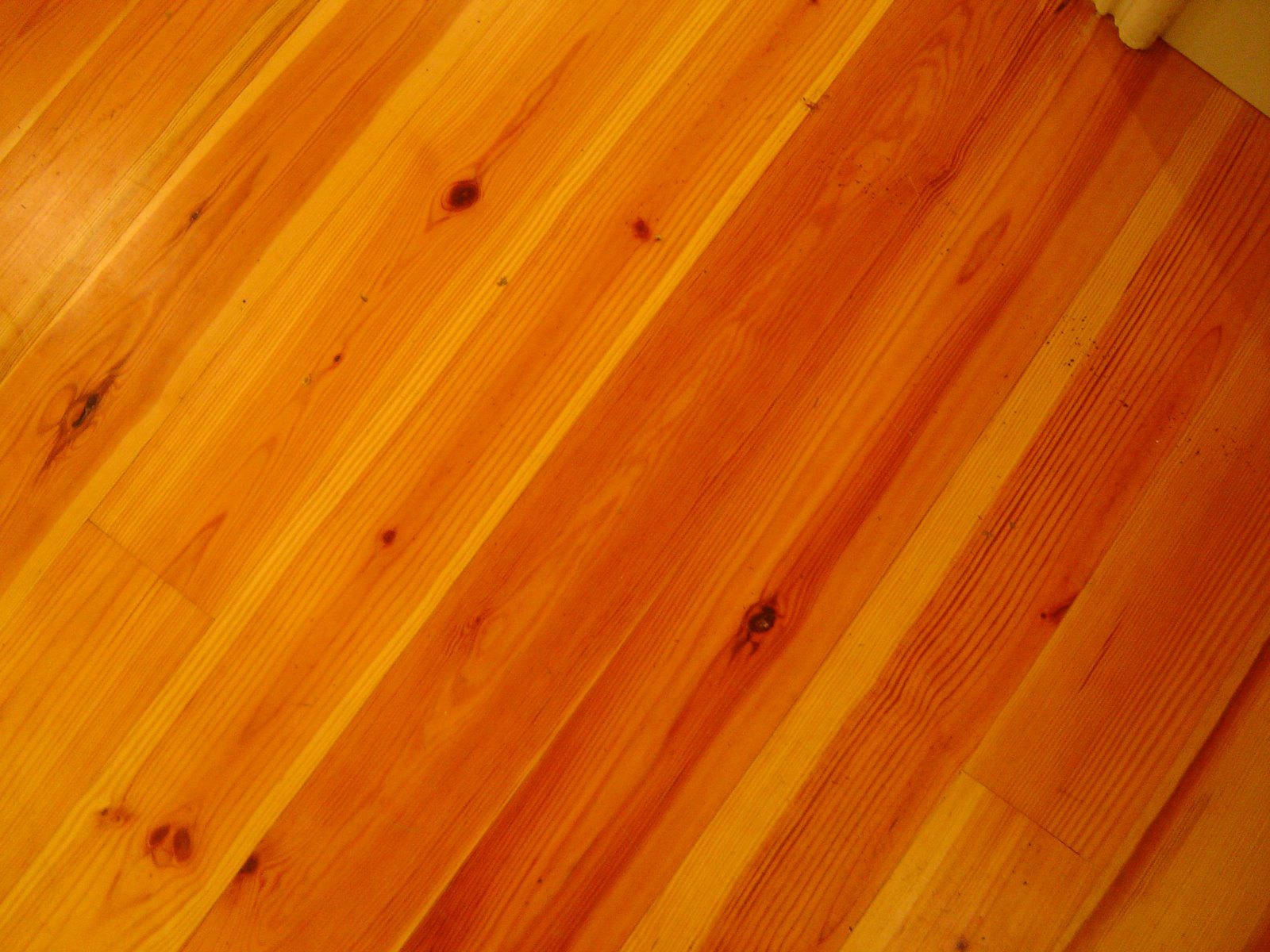 Pine Floor Robert Woods' Home