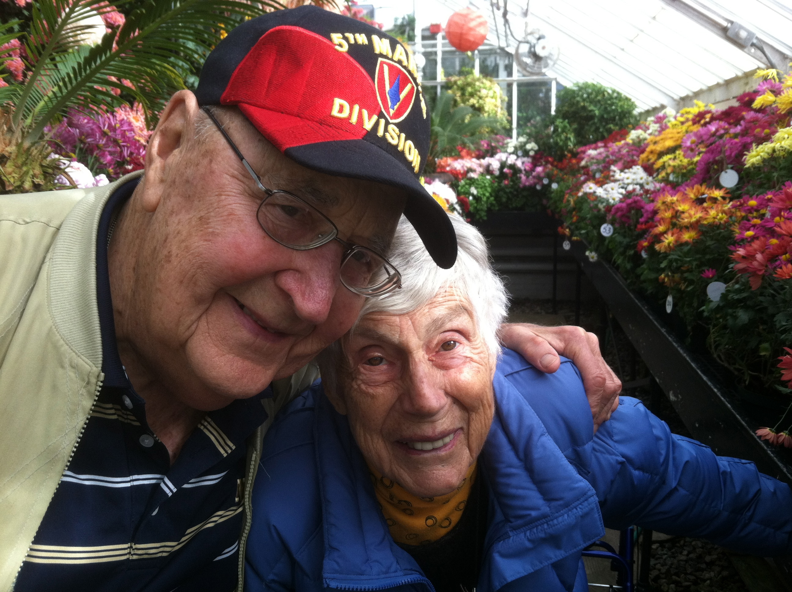 Dad & Mom, Smith College Chrysanthemum Show 2011