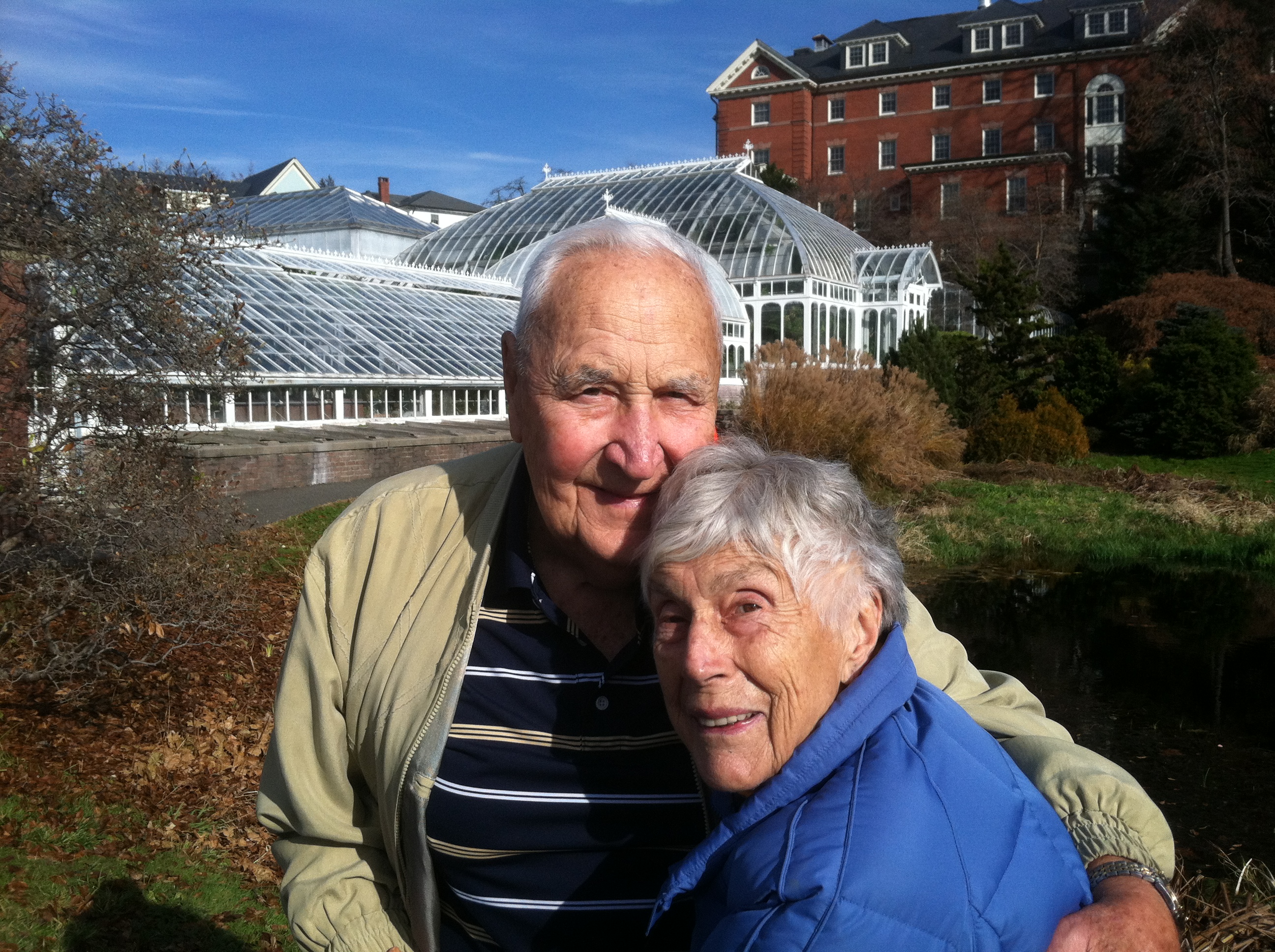 Dad and Mom at Smith College Fall, 2011