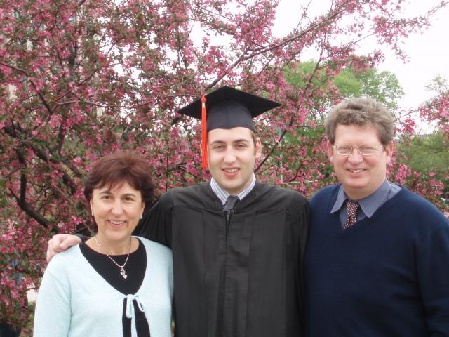 Jeff, MH and Mark in front of Engineering