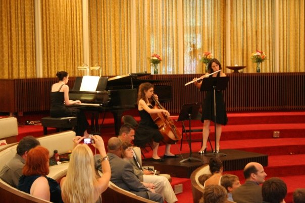 Melissa, Anna,Emily perform Matt Jen  wedding